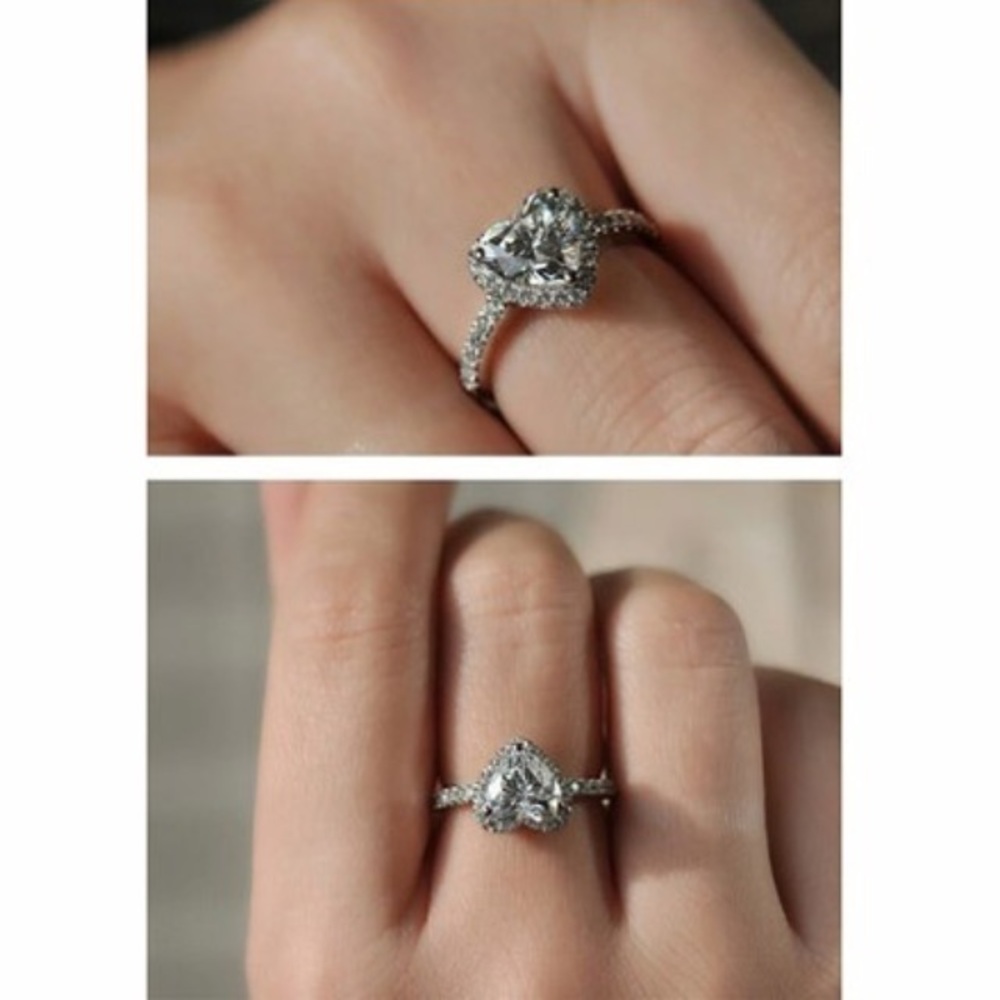 ❤️Diamond Heart Ring - Picture 6 of 6
